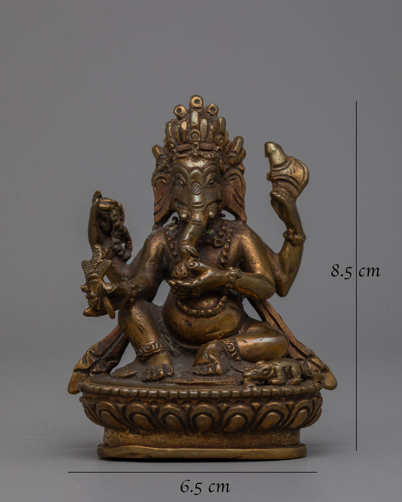 Decorative Ganesh God Statue | Handcrafted for Ritual and Meditation Use