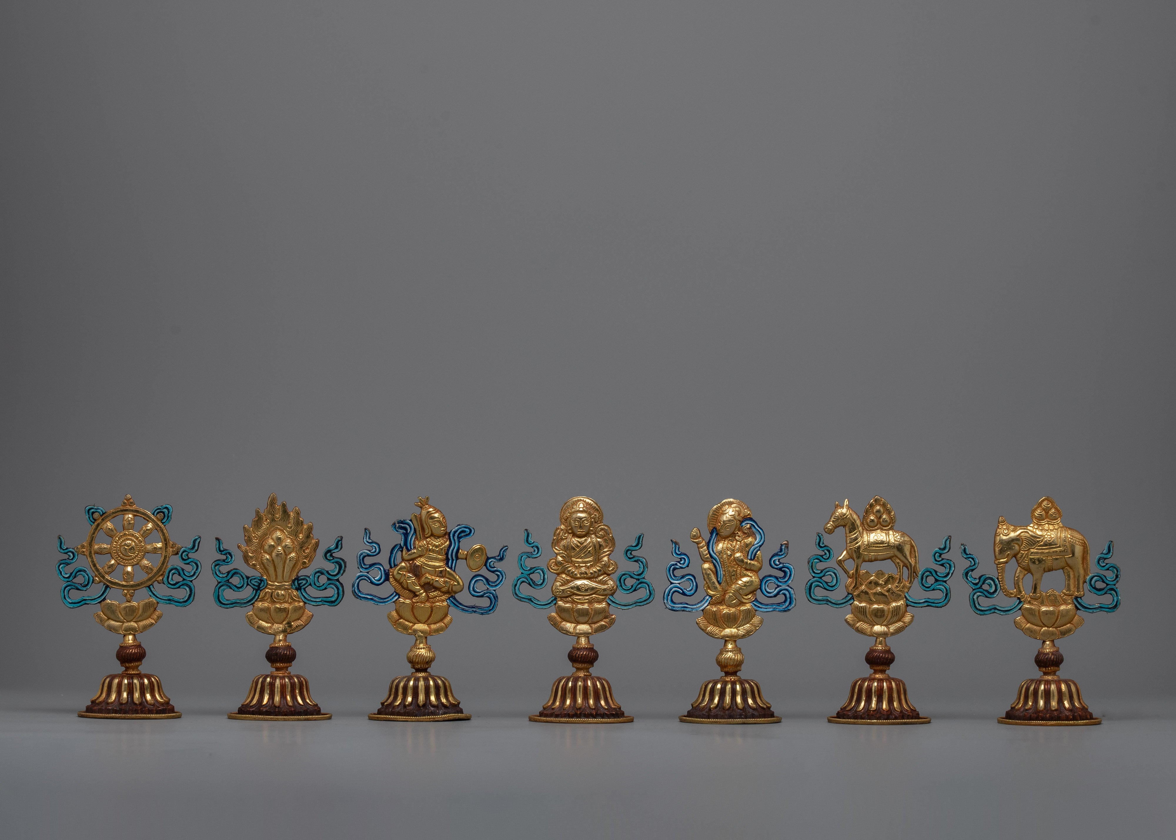 The Set of Seven Royal Treasures | Spiritual Home Decor