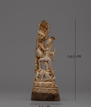 Buddhist Deity Yamantaka With Consort Yami Statue | The Essence of Yamantaka’s Fearlessness and Protection