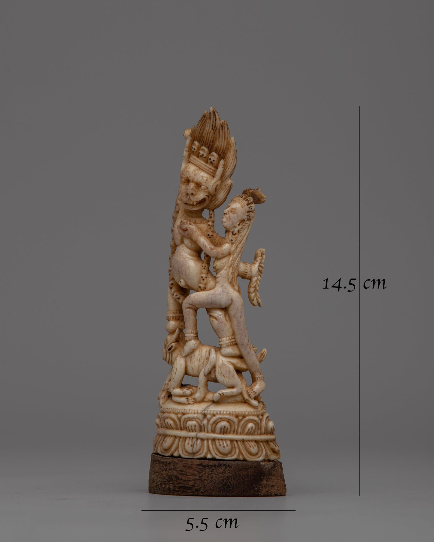 Buddhist Deity Yamantaka With Consort Yami Statue | The Essence of Yamantaka’s Fearlessness and Protection