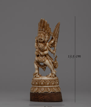 Dorje Phurba Vajrakilaya Statue | Tibetan Fierce Yidam Deity Sculpture for Spiritual Protection