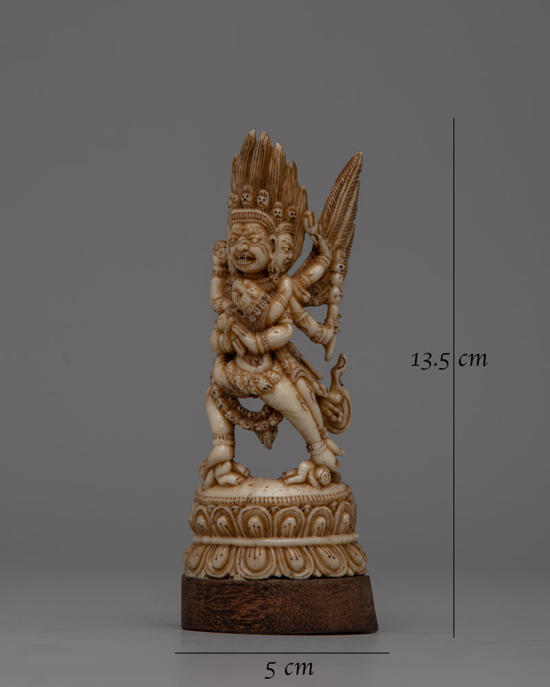 Dorje Phurba Vajrakilaya Statue | Tibetan Fierce Yidam Deity Sculpture for Spiritual Protection