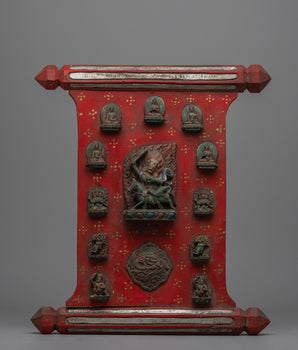 Palden Lhamo Wall Wood Hanging