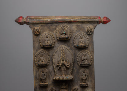 Avalokiteshvara Wood Wall Hanging Art | The Bodhisattva of Compassion for Spiritual Devotion