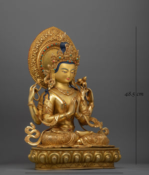Tibetan Avalokiteshvara Chenrezig Statue
