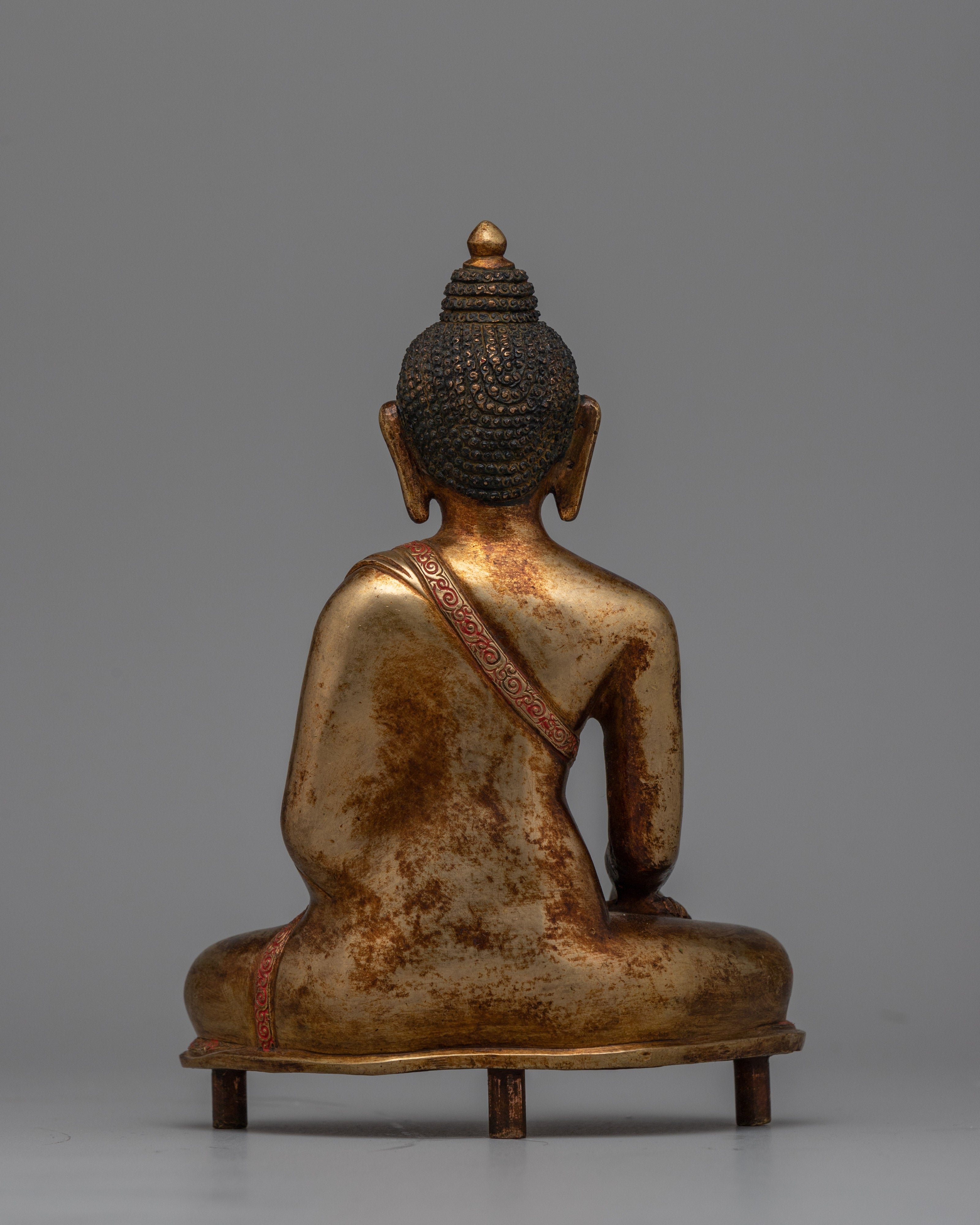 Buddhist Stupa Statue | Handcrafted Tibetan Symbol of Harmony and Wisdom