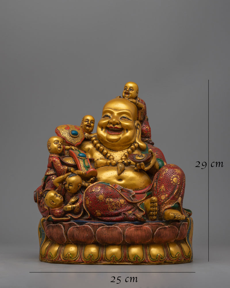 Feng Shui Laughing Buddha Statue | Happy Buddha With Children