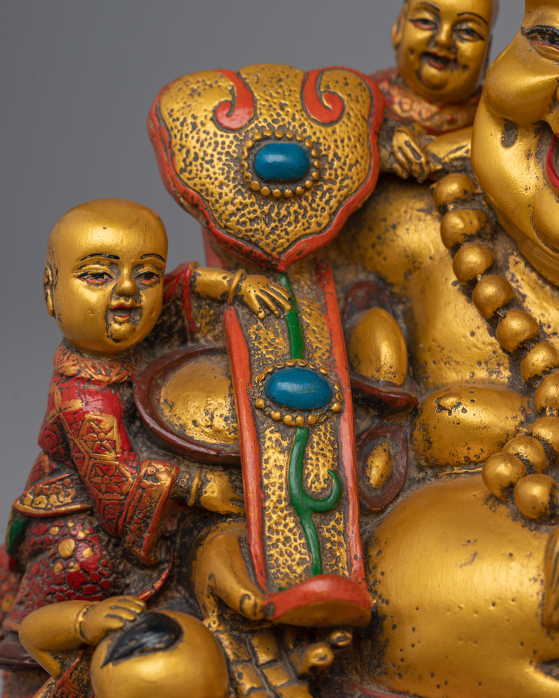 Feng Shui Laughing Buddha Statue | Happy Buddha With Children