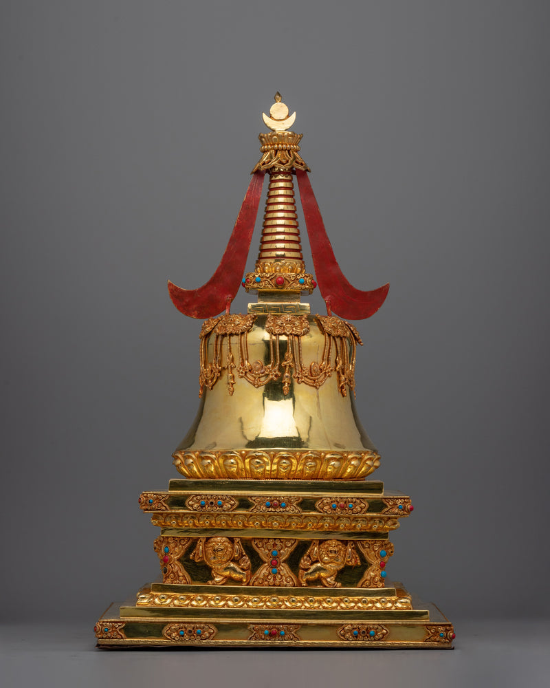 Nirvana Stupa Statue | Beautifully Crafted to Represent the Ultimate State of Enlightenment