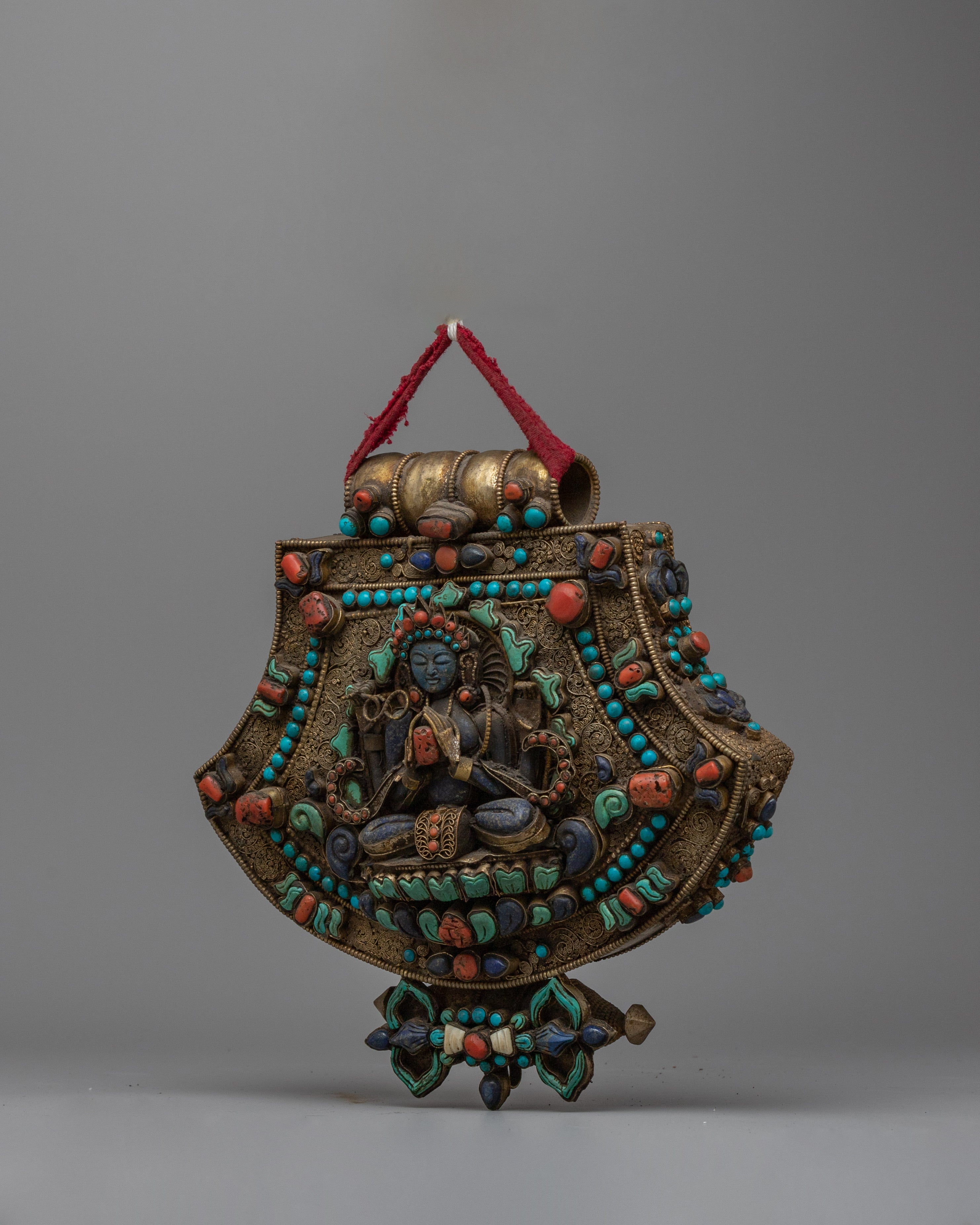 Copper Tibetan Ghau Box | Meaningful Present for Festivals and Spiritual Events