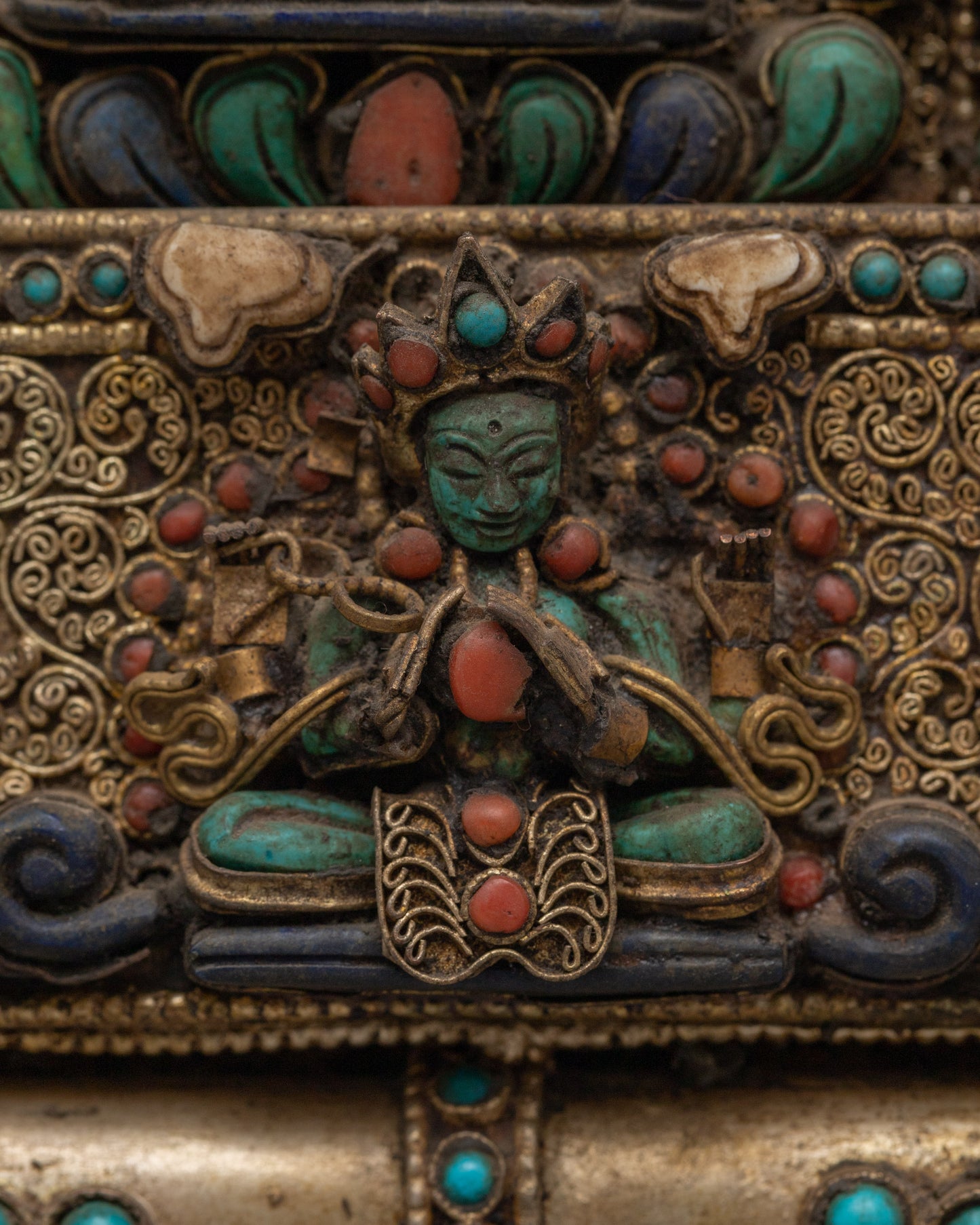 1000 Armed Chenresig Metal Thangka Wall Hanging | Stunning Wall Hanging for Buddhist Decor