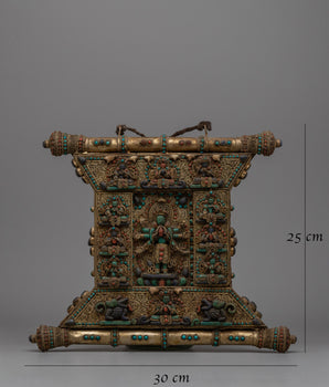 1000 Armed Chenresig Metal Thangka Wall Hanging | Stunning Wall Hanging for Buddhist Decor