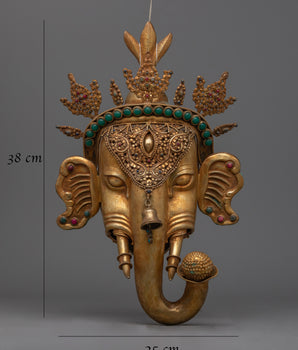 Lord Ganesha Wall Hanging | Ganesh Decor Spiritual Art for Home