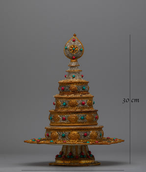 Traditional Mandala Altar Set | Tibetan Ritual Tools