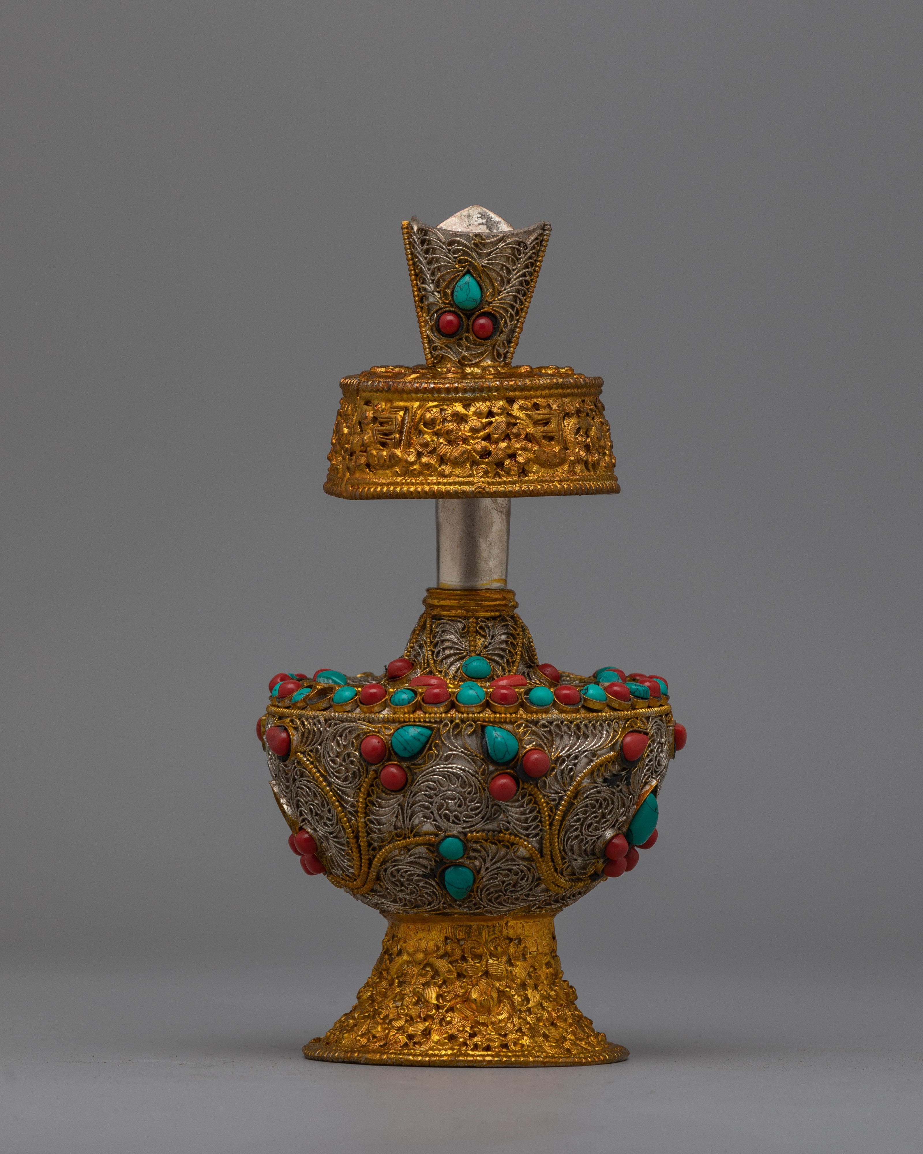 Buddhist Bhumba Set | Exquisite Ritual Vessels for Meditation