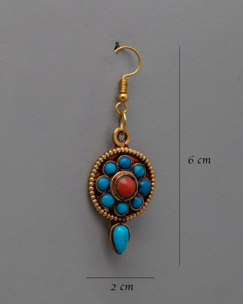 Turquoise Earring Set | Handmade Jewelry for a Touch of Natural Elegance