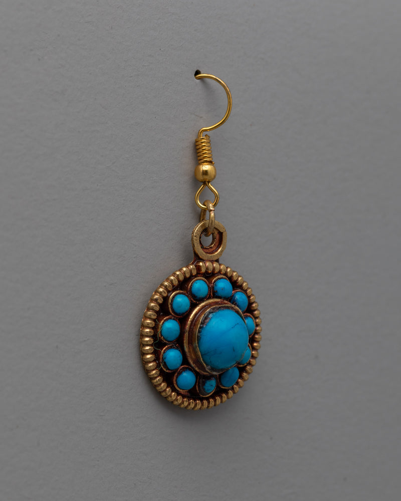 Turquoise and Gold Earrings | Elegant Jewelry for Everyday Wear and Special Occasions