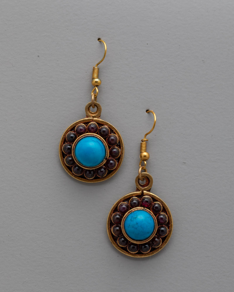 Gemstone Drop Earrings | Artisanal Jewelry for Timeless Elegance and Sophisticated Look