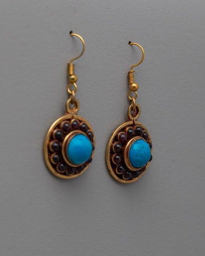 Gemstone Drop Earrings | Artisanal Jewelry for Timeless Elegance and Sophisticated Look