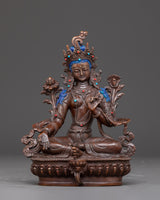 Handmade Mother Green Tara (Shyama Tara) Statue
