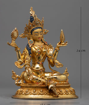 Sri Laxmi Statue | Embodiment of Prosperity and Grace