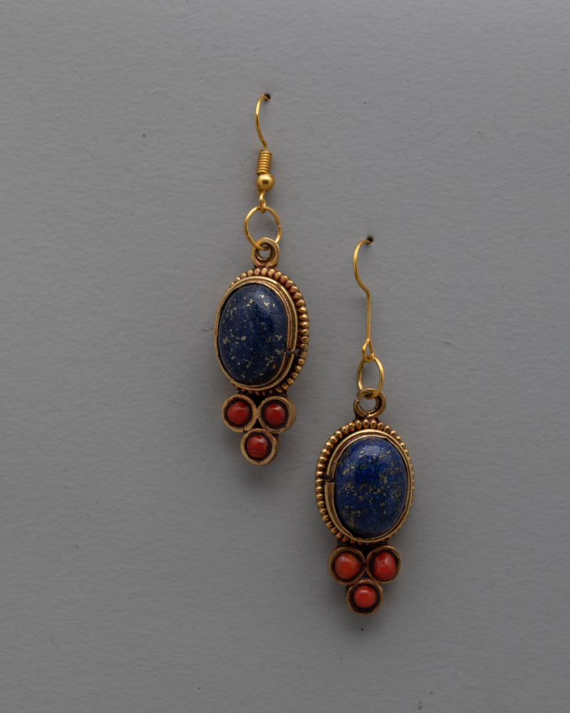 Dangle Gemstone Earrings | Artisanal Jewelry for Timeless Elegance and Spirituality