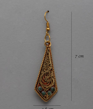 Copper Earrings Handmade For Elegant Appeal | Exquisite Jewelry for a Stylish