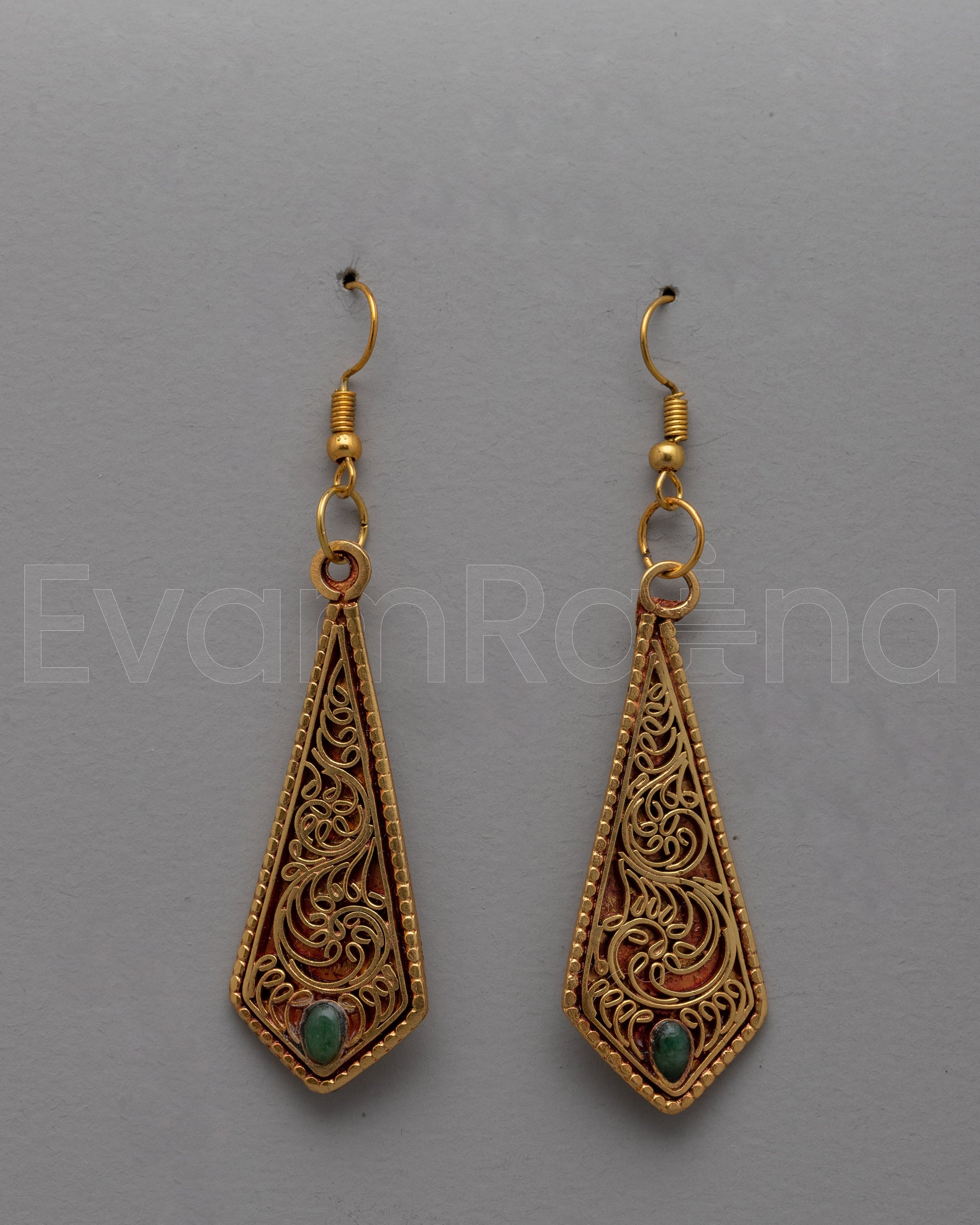 Brass Earrings 