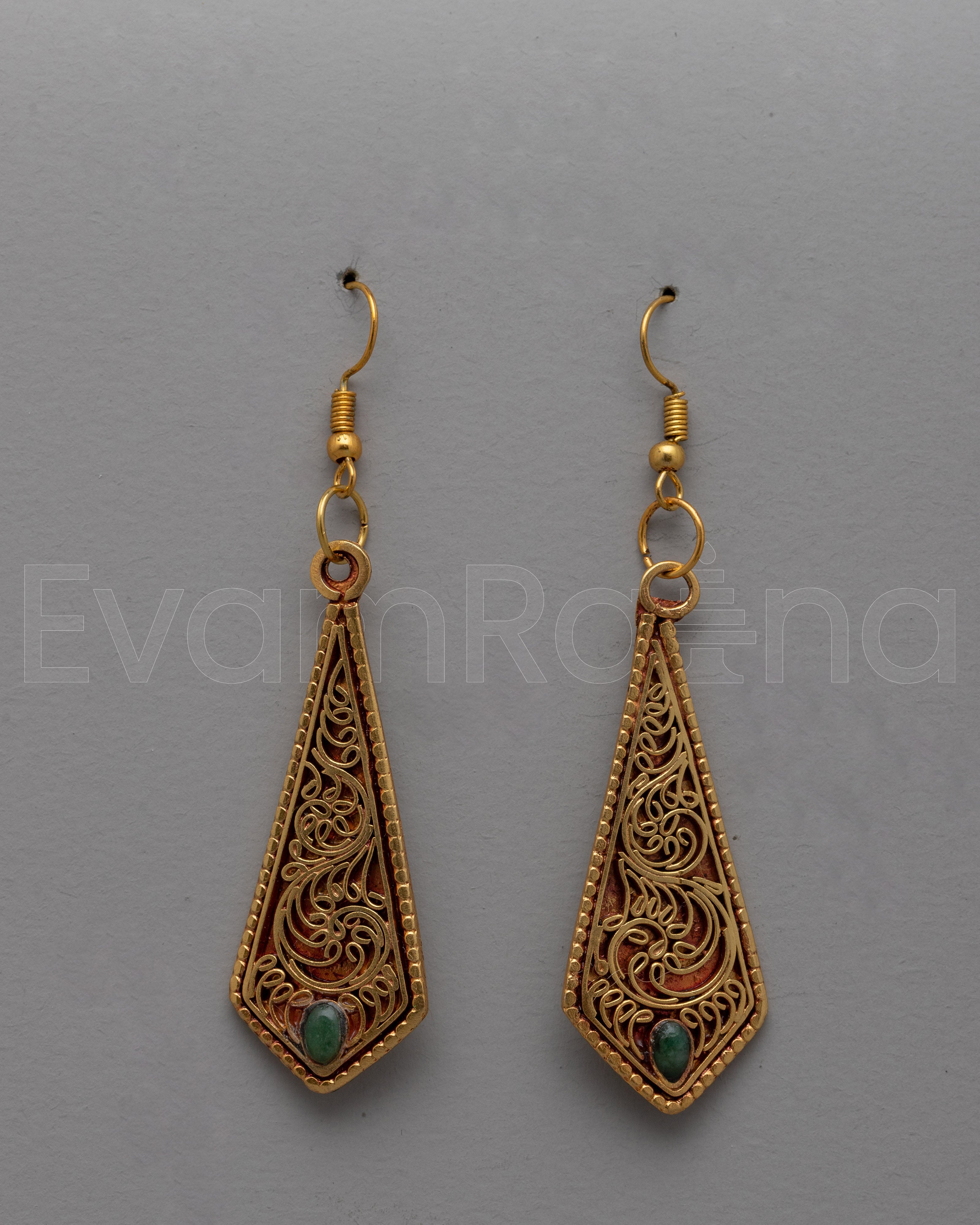 Brass Earrings 