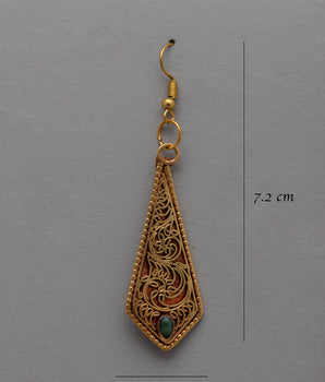 Copper and Brass Earrings | Perfect Blend of Tradition and Modernity