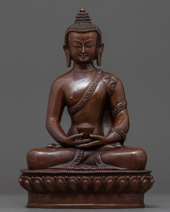 Amitabha Buddha Copper Sculpture