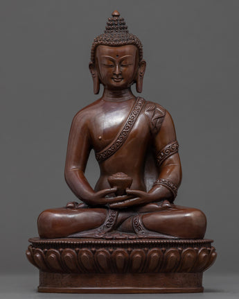 Amitabha Buddha Copper Sculpture