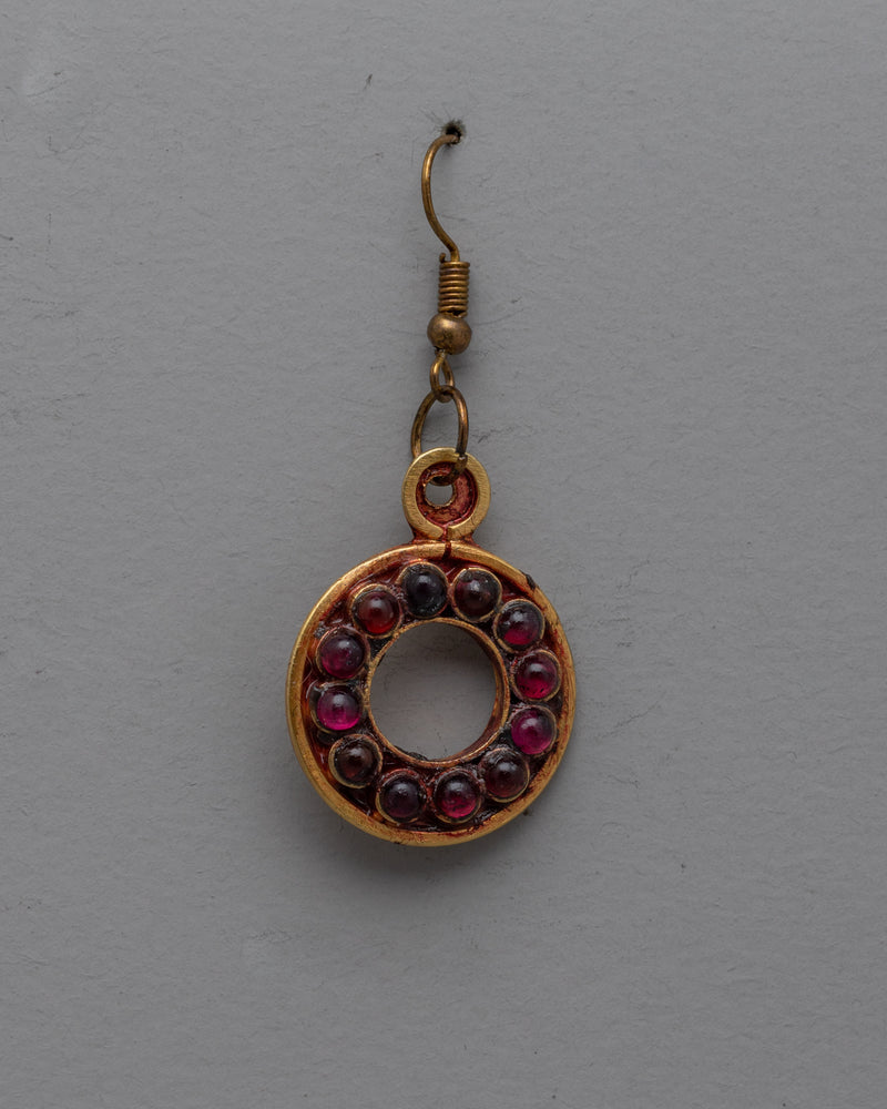 Garnet Earrings Set | Beautifully Handcrafted Jewelry