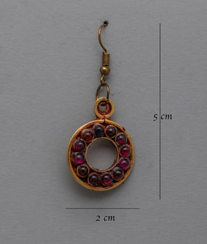 Garnet Earrings Set | Beautifully Handcrafted Jewelry