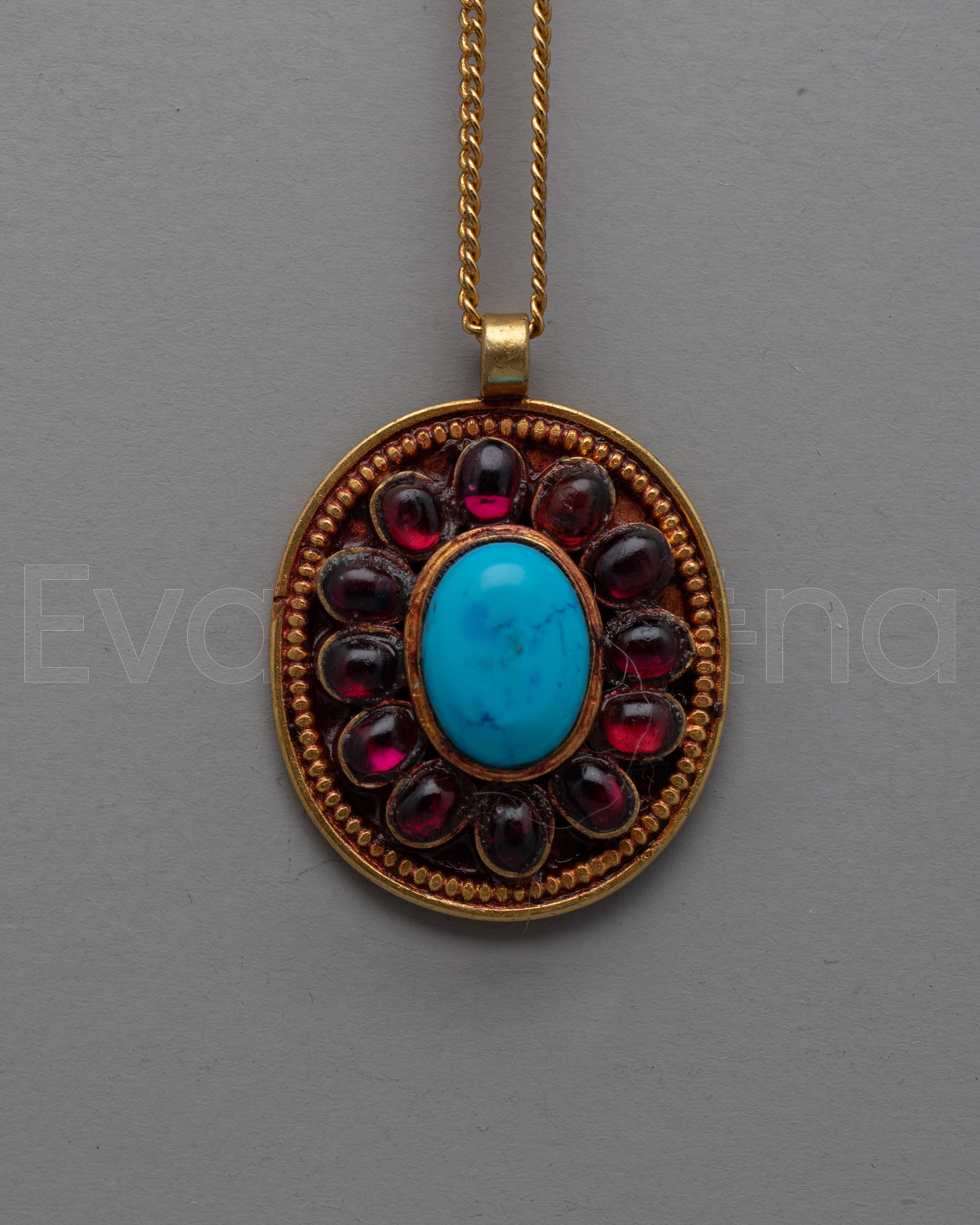 Garnet Locket 