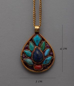 Tibetan Copper Locket | Exquisite Pendant with Handcrafted Detailing