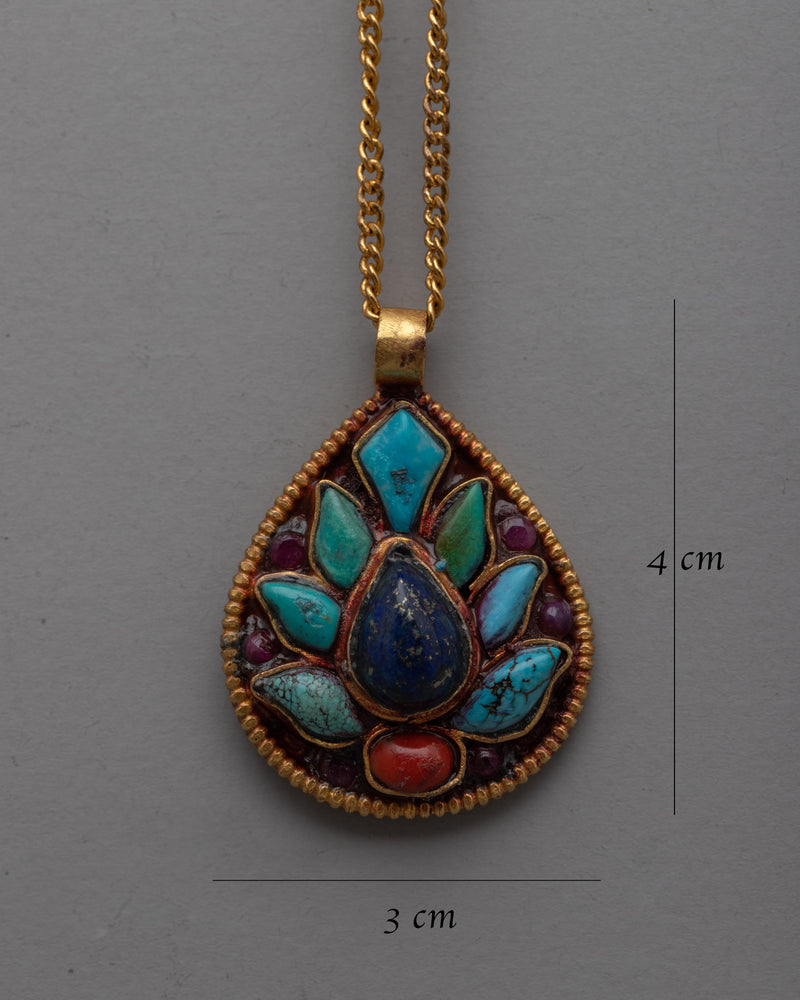 Tibetan Copper Locket | Exquisite Pendant with Handcrafted Detailing