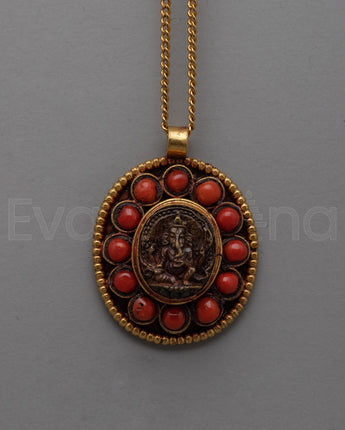 Ganesha Gold Locket 