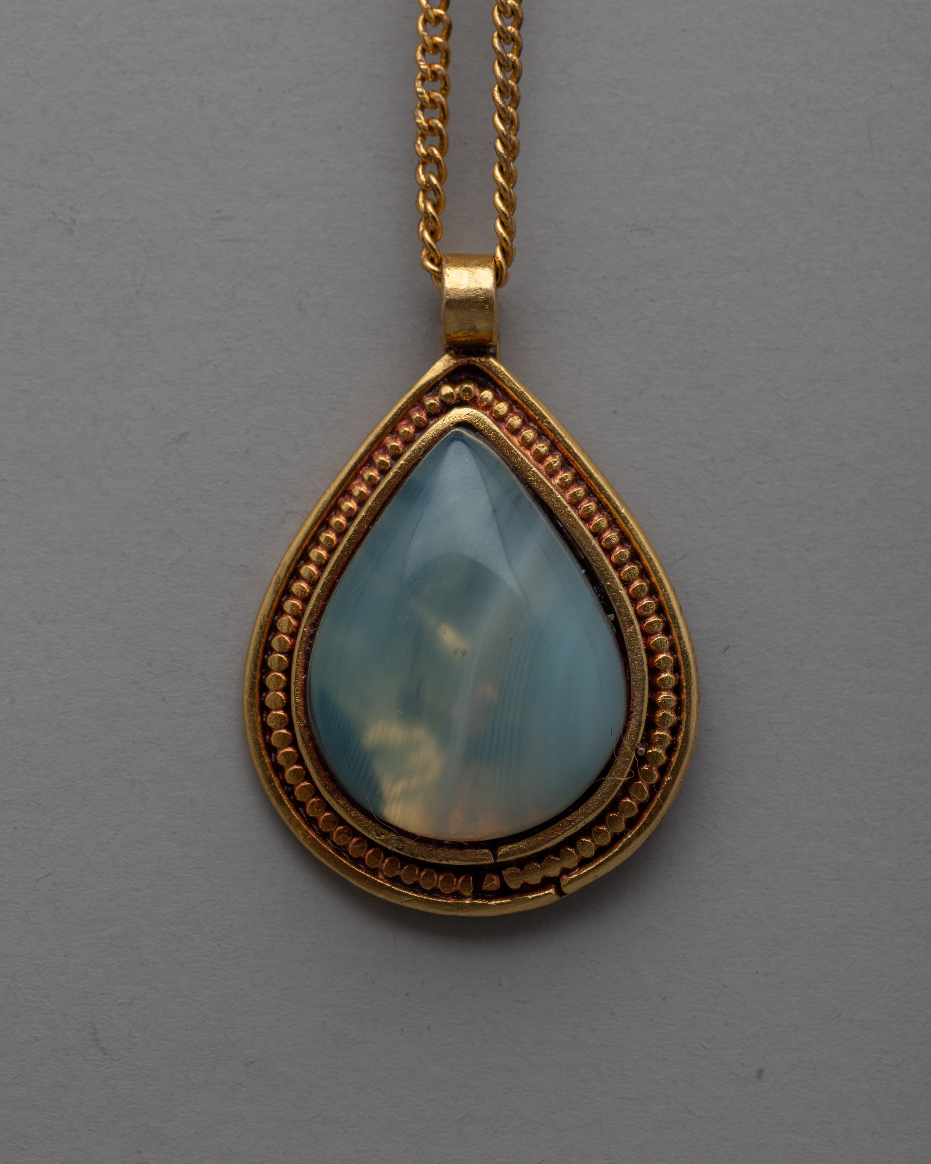 Stunning Tourmaline Pendant | Copper with Electro Gold Plating