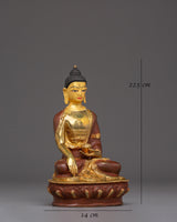 Radiant Shakyamuni Buddha Handmade Art