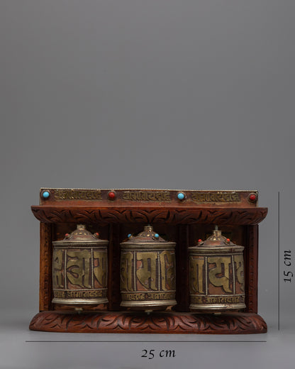 Buddhist Prayer Wheels Tibet | Authentic Ritual Tools for Meditation and Mantra Practice