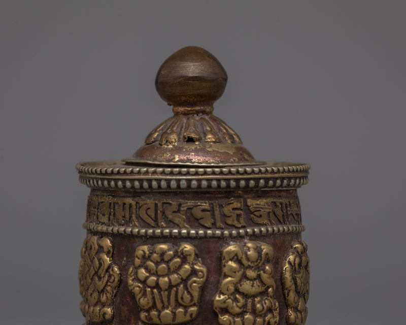 Buddhist Nepal Prayer Wheel | Enhance Your Mantra Practice with Authentic Craftsmanship