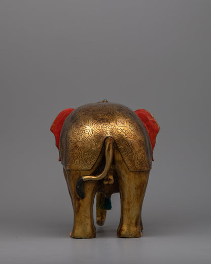 Elephant Pair Statue | Ideal Gift for Housewarmings and Special Occasions