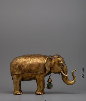 Elephant Pair Statue | Ideal Gift for Housewarmings and Special Occasions