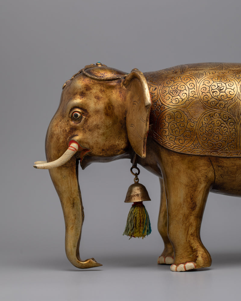 Elephant Pair Statue | Ideal Gift for Housewarmings and Special Occasions