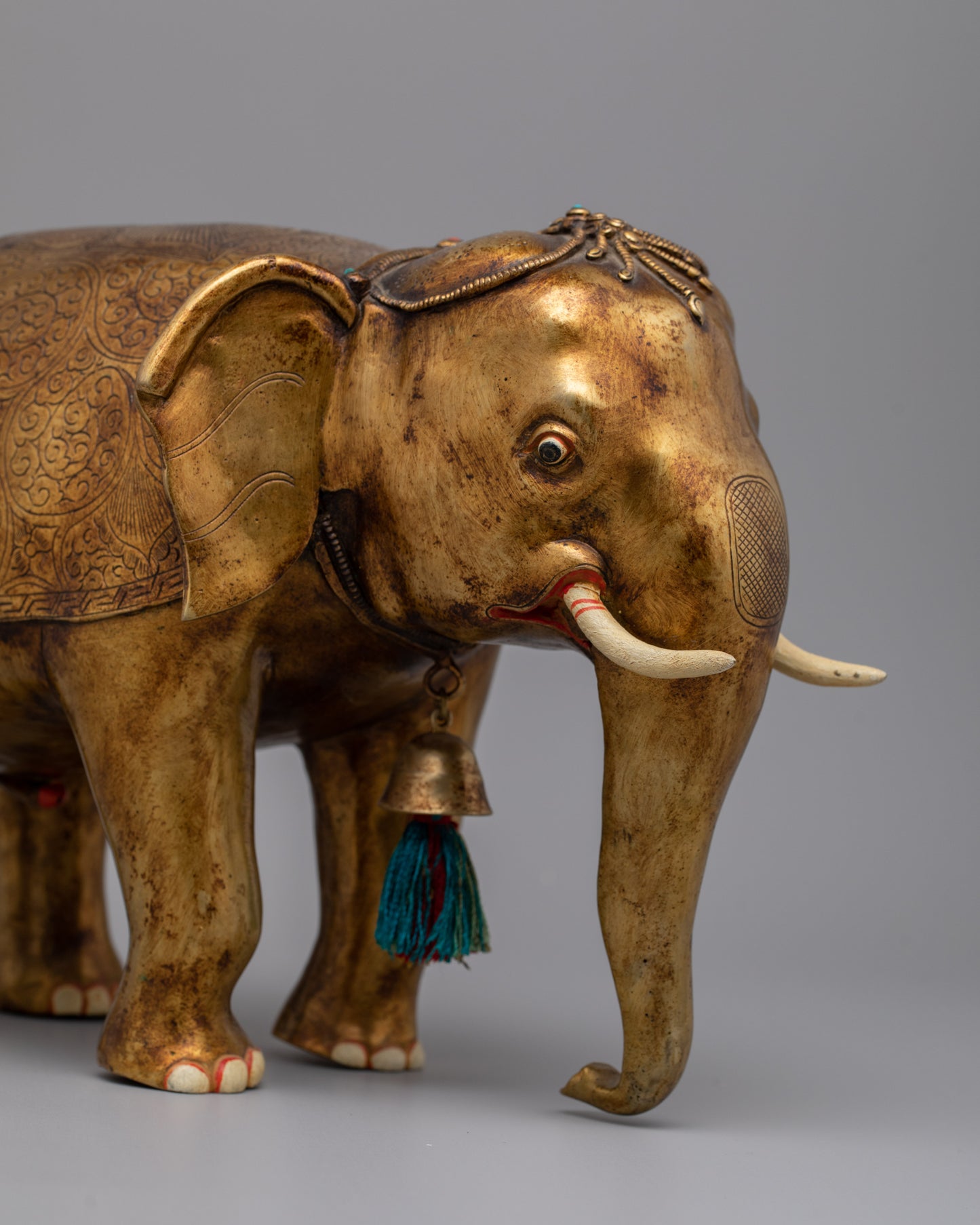 Elephant Pair Statue | Ideal Gift for Housewarmings and Special Occasions