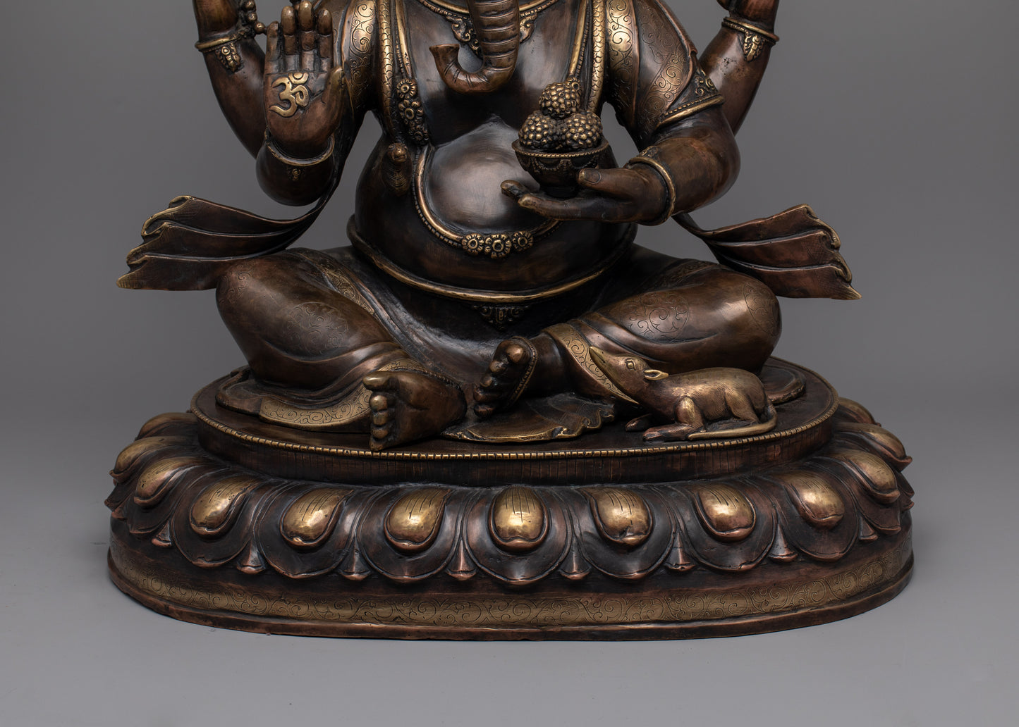 Handcrafted Lord Ganesh Statue | Traditional Hindu Deity Sculpture