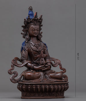 Amitayus Bodhisattva Copper Sculpture | Himalayan Art of Nepal