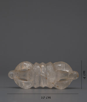 Crystal Thunderbolt Vajra | Embracing the Essence of Spiritual Strength and Clarity