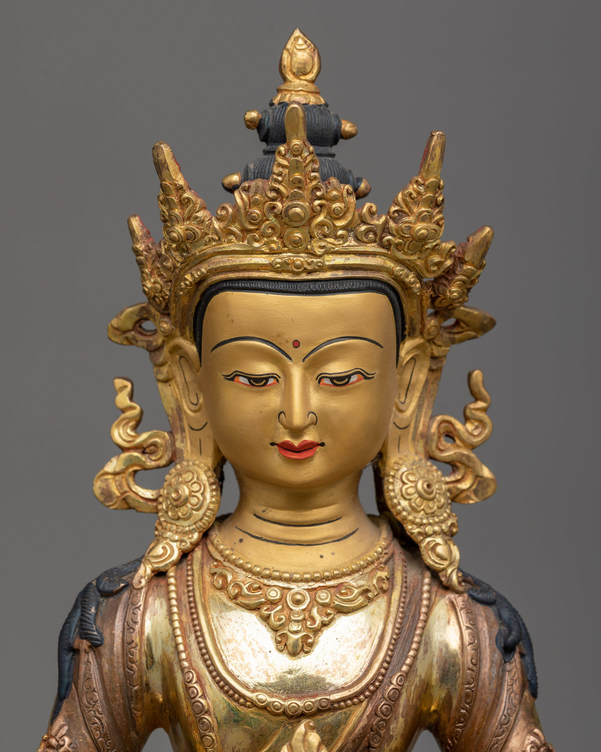 Amitayus Dharani Statue | Infinite Mantras & Life Unfolding
